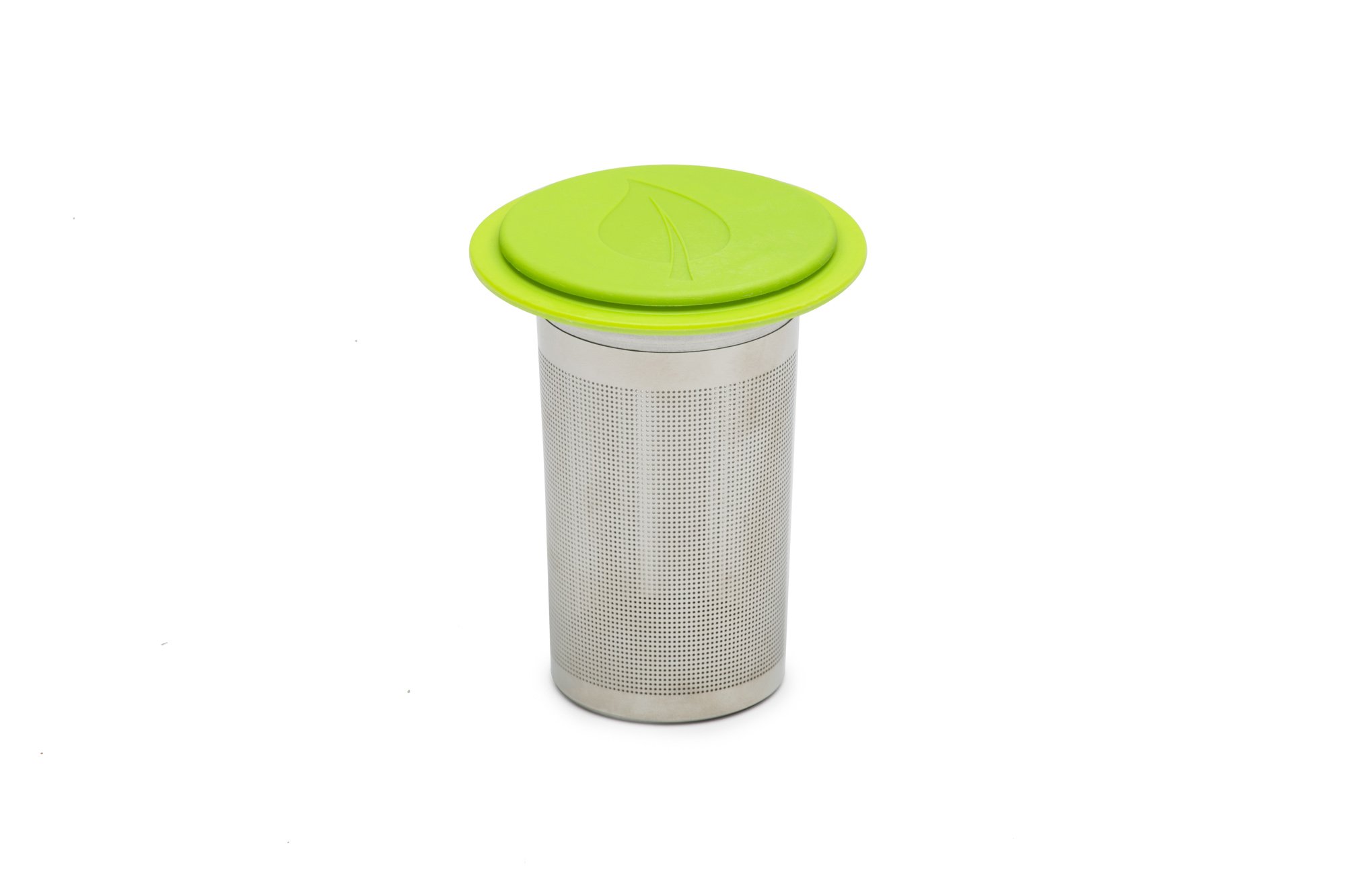 JarwareTea Infuser Lid for Regular Mouth Mason Jars, Green