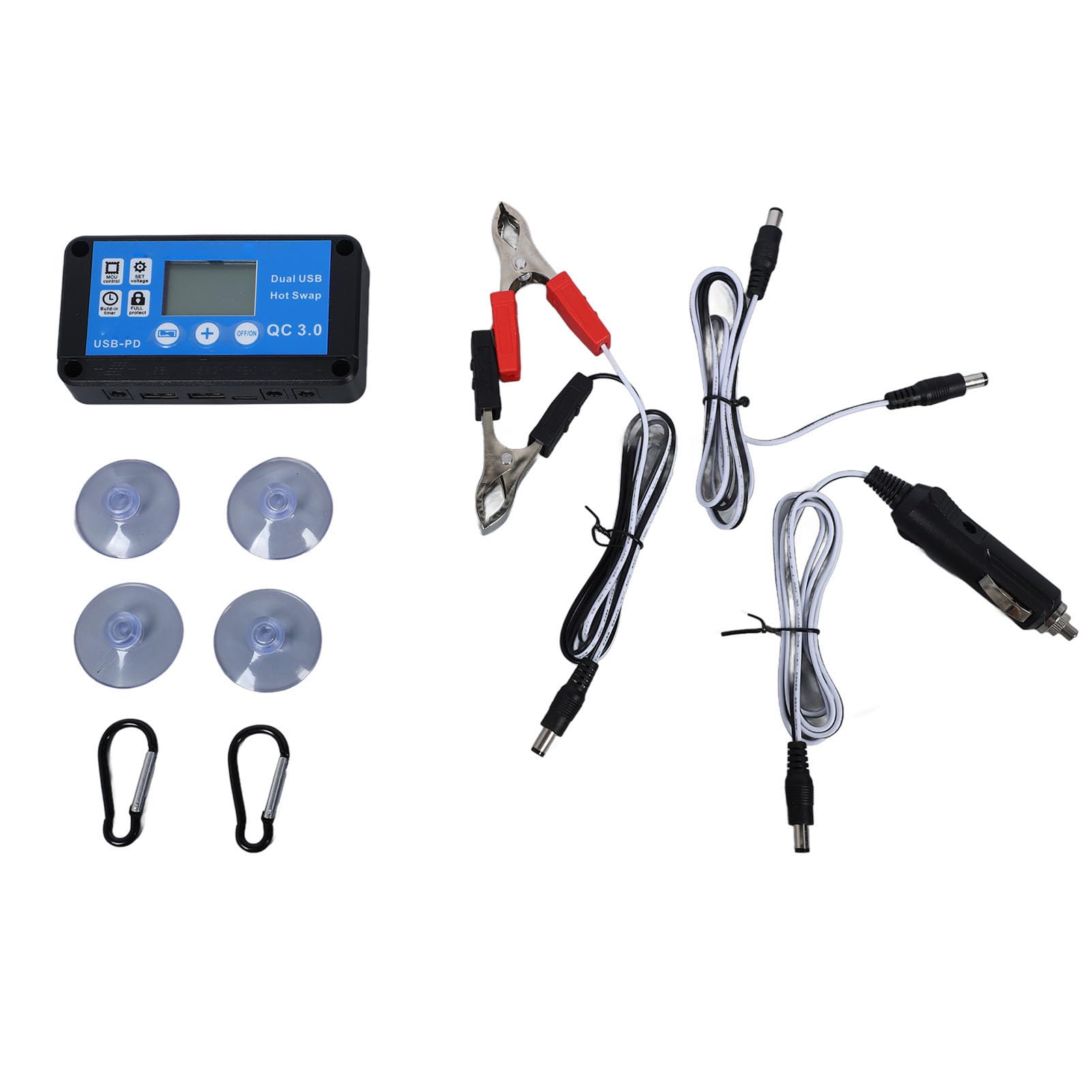 Kit Pannelli Solari da 100 W, Caricabatterie da Pannello Solare Impermeabile IP67 con Controller 12V 24V 20A Set di Avvio Pannello Solare Portatile per , Barche, Rimorchio,