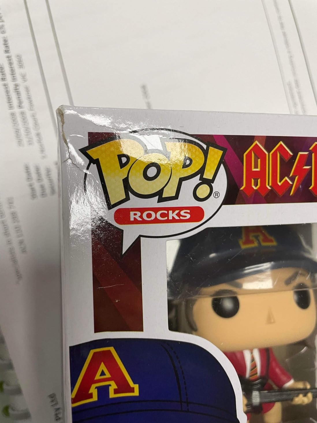 Funko Pop Rocks: AC DC - Angus Young Red Suit Exclusive Vinyl Figure ...