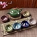 Longpro Rainbow Colors Ice Cracked Glaze Kung Fu Tea Sets (Cups with fish)
