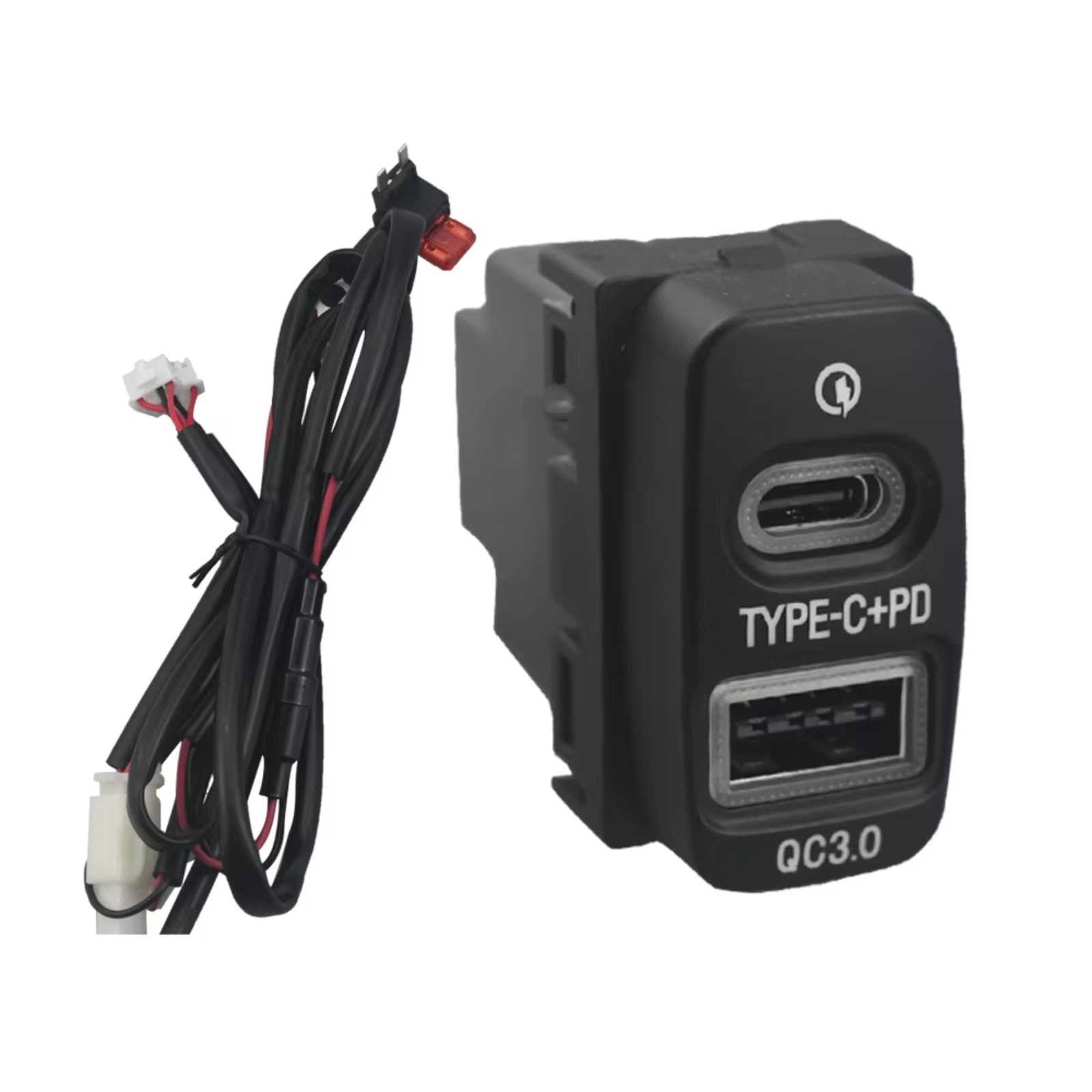 Puerto USB Consola Central Compatible Con Mitsubishi Para Outlander Coche Para Cargador PD Carga Rápida Teléfono Adaptador Salida Puerto USB