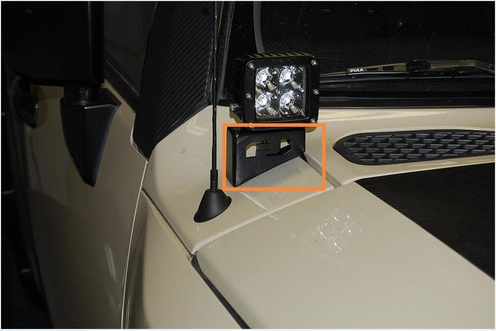 SXMA Front Cowl Light Bracket Driving Light Brackets for Toyota Fj Cruiser 2007-2015（One Pair)