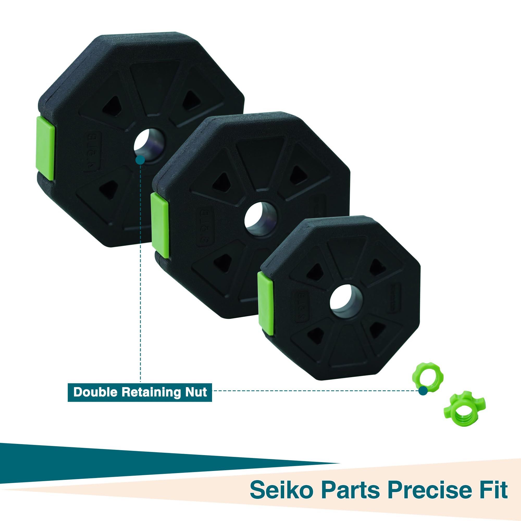 Verstellbare Hantelset 20kg - 4in1 Kurzhantel Langhantel Kettlebell Set