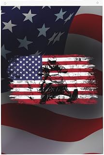 America Flag Snowmobile Eco-Friendly Double-Sided 2x3FT Flags Easy Hang Perfect Garden Patio6