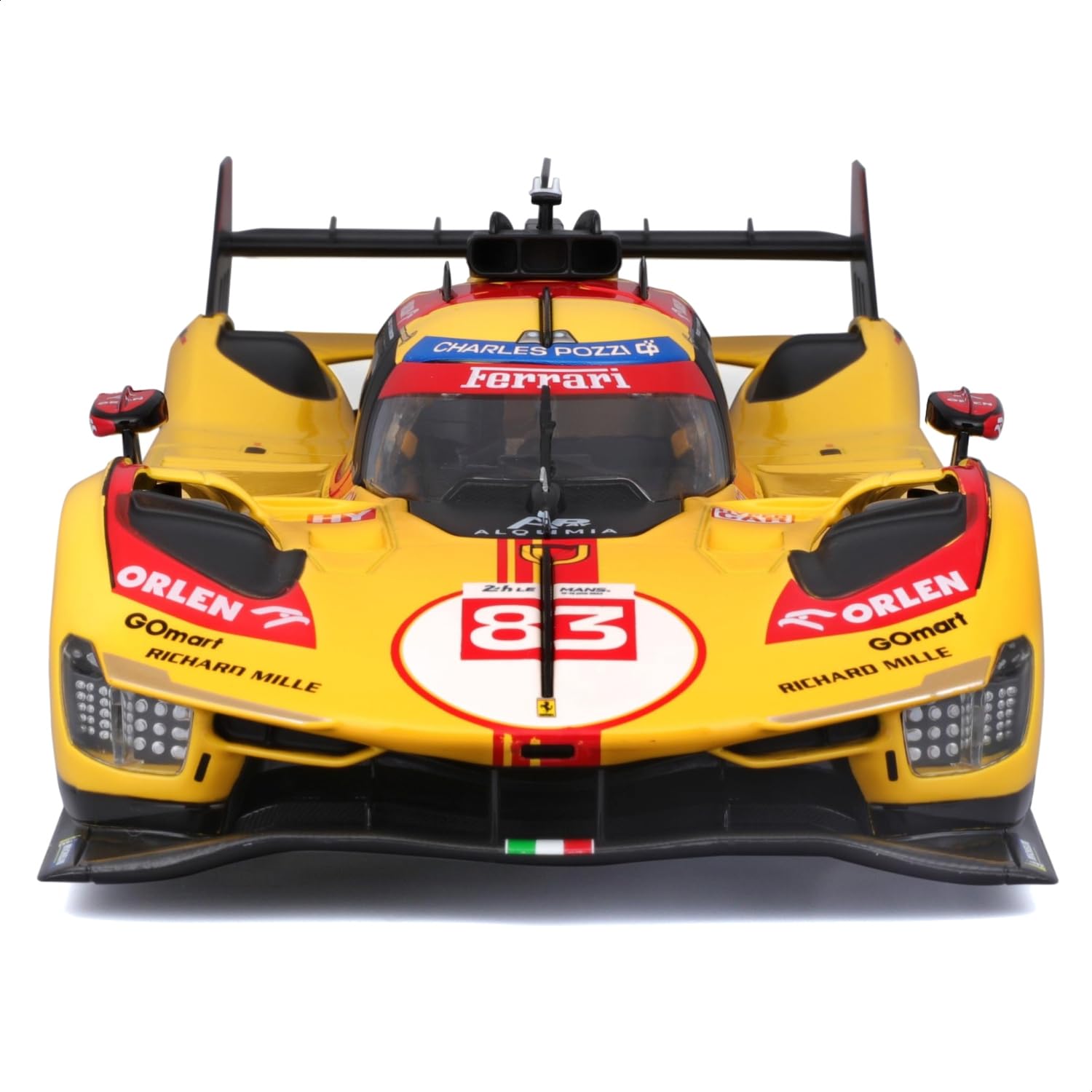 1:18 Ferrari Racing 499P Le Mans Hypercar 2024 AF Corse #83, Couleurs Multiples