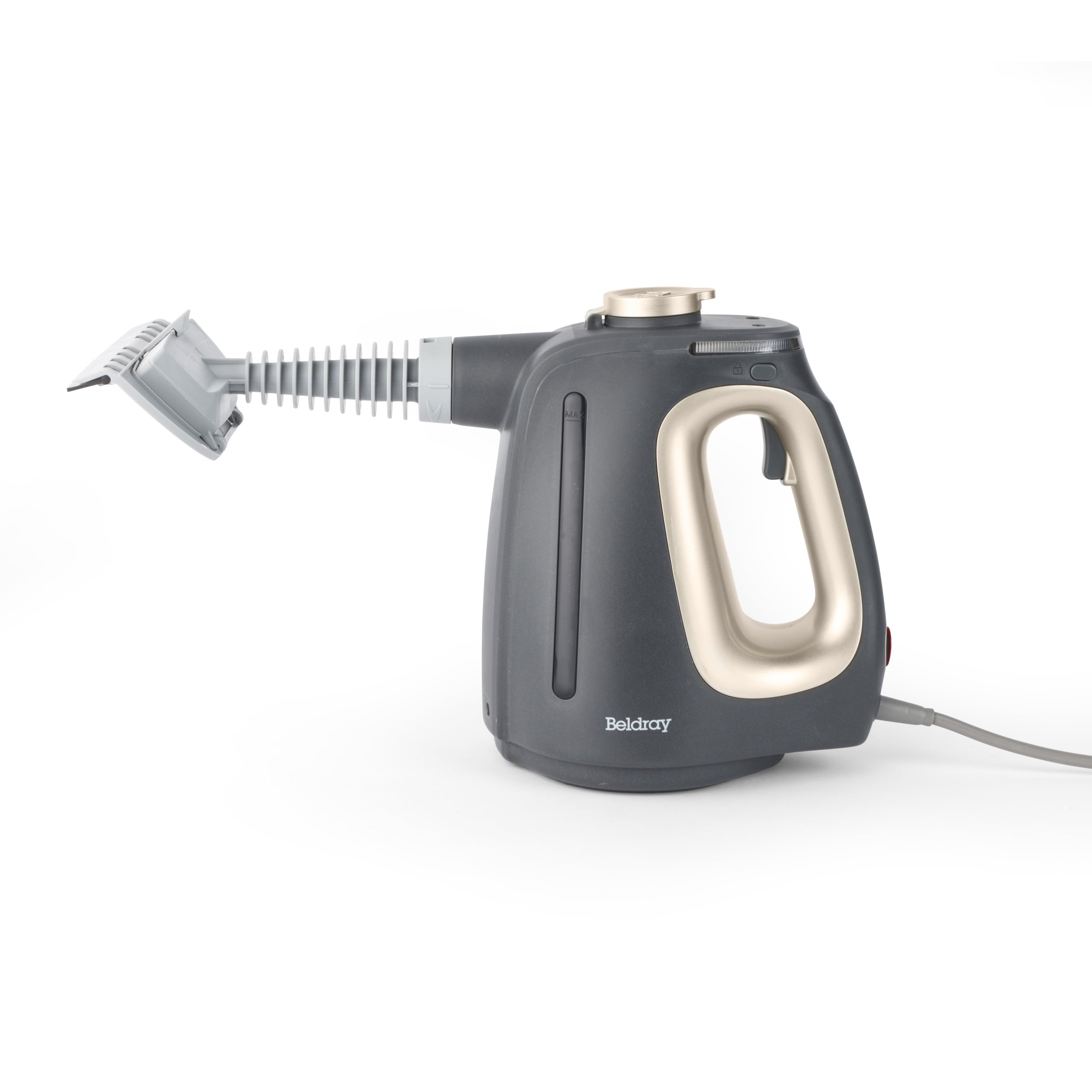 Beldray 15-in-1 Steam Cleaner with various attachments and features highlighted.