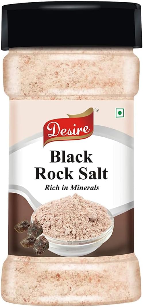 Desire Black Rock Salt Powder 400 Gram|Kala Namak.