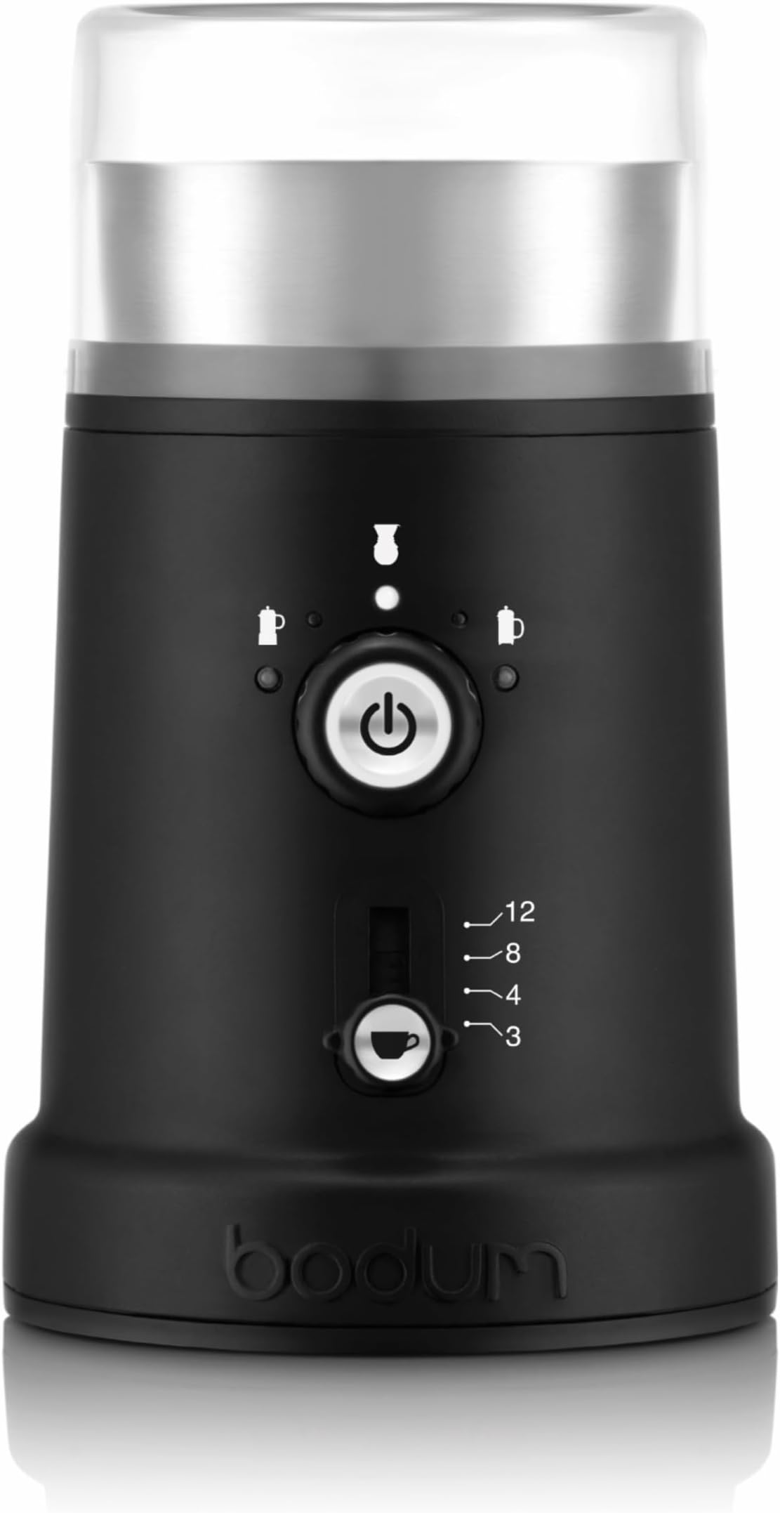 Bistro Electric Coffee Blade Grinder, Adjustable, 5 Grind Settings, 3 Ounces, Black