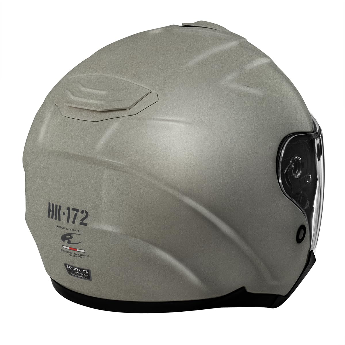 KOMINE HK-172 ジェットヘルメット XL 未使用品　ガンメタ Amazon | コミネ(KOMINE) バイク用 HK-172 FL コンポジット FRP