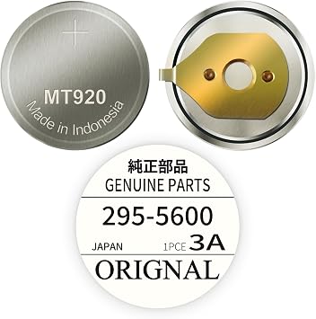 295-5600 Battery Replacement for Citizen Eco-Drive Watches Capacitor, MT920 Sealed Capacitor Rechargeable Battery Compatible with 295-56/295-5600 C650, E810, E811, 7821, B620