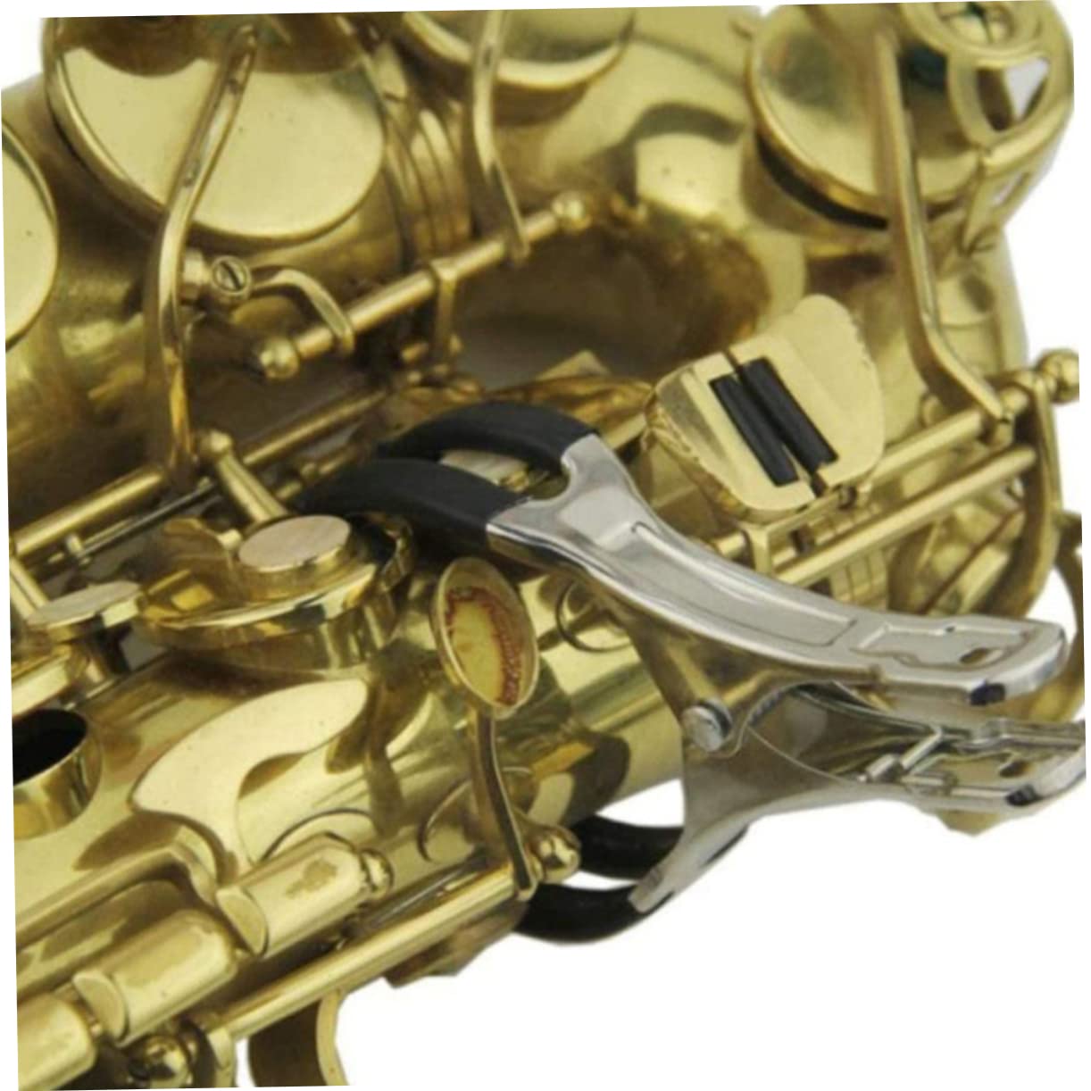 BESTonZON 15piezas Clips De Indentación Para Saxofón y Clarinete Herramientas De Reparación De Instrumentos De Acero Inoxidable Accesorios Duraderos Para Mantenimiento Musical