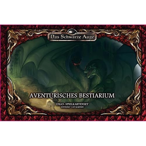 Spielkartenset Aventurisches Bestiarium Deluxe (Das Schwarze Auge - Zubehör)