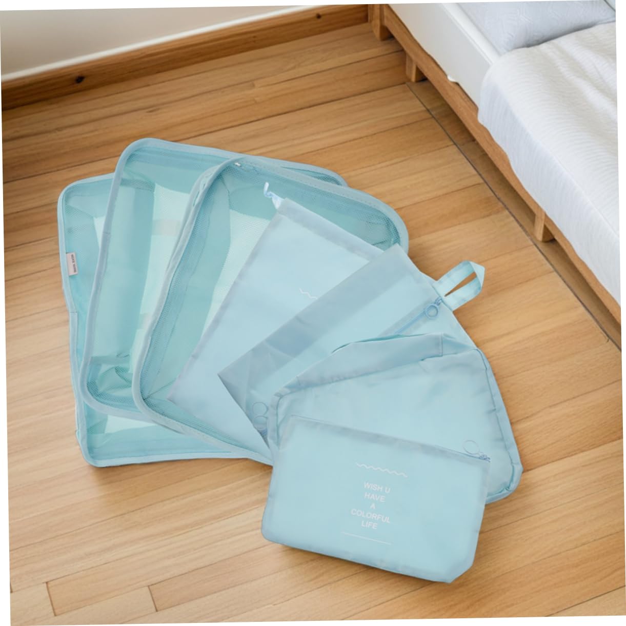 Beavorty Set 14 Pezzi Cubi da Viaggio Leggeri Oxford Design Multicompartment per Organizzatori Valigia, per Viaggi Lunghi e Vacanze