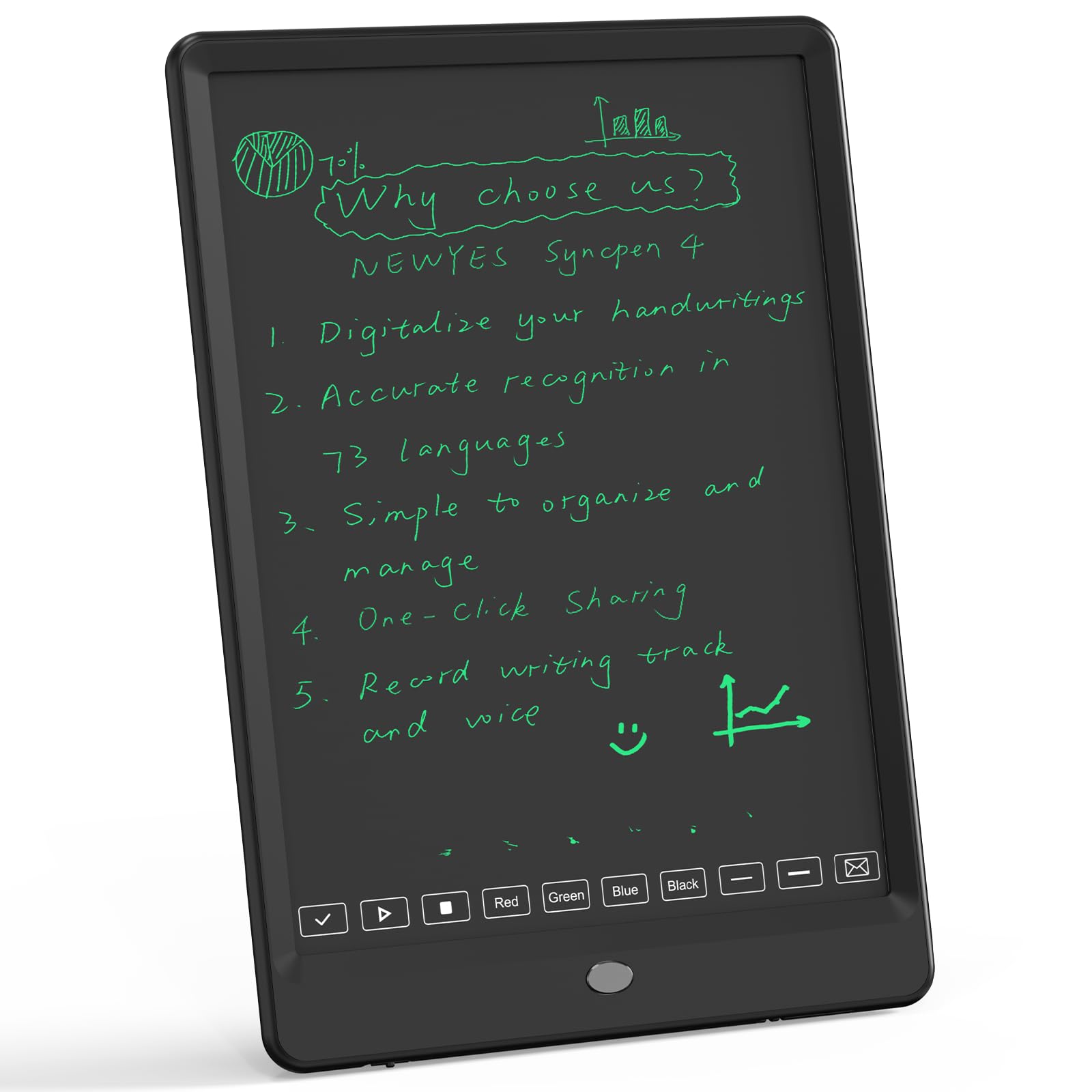 Amazon | NEWYES sync pen 4 電子メモパッド 手書きメモ即デジタル化