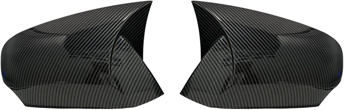 Car Wing Mirror Covers Cap, for Fluance 2010-2016 Mirror Cover Piano Black Tuning Auto Sport Bright Black