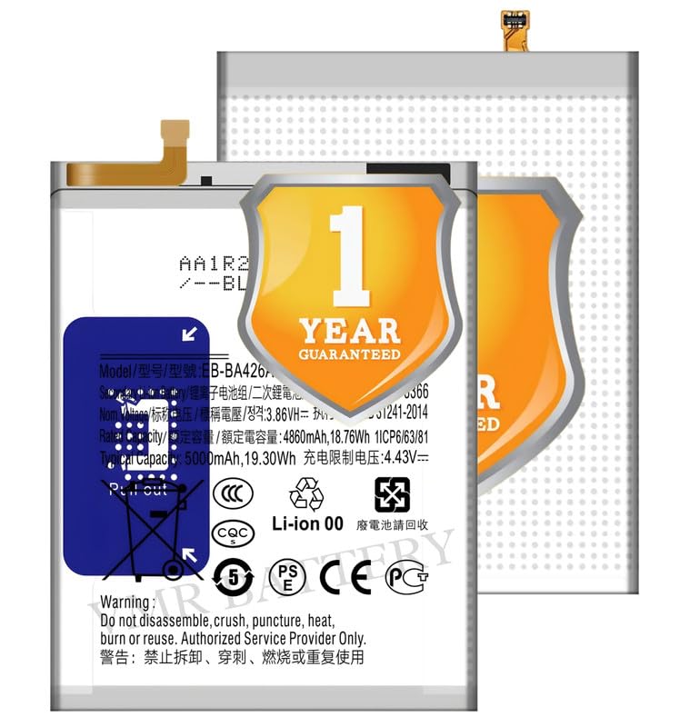 Image of Original EB-BA426ABY Battery for Samsung Galaxy A32 5G (SM-A326B) | A42 5G (SM-A426B) | A72 (SM-A725F) | M22 (SM-M225FV) | M32 5G (SM-M326B) | M42 5G (SM-M426B) - (5000mAh) - 1 Year Warranty K7