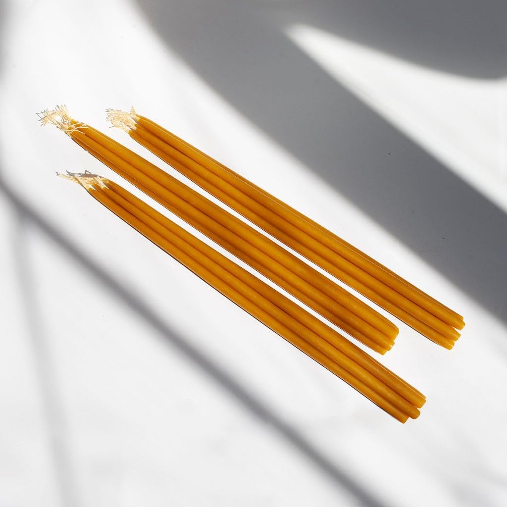 Greek Candles Made of 100% Pure Beeswax Smokeless Handmade N1 23 cm (10)