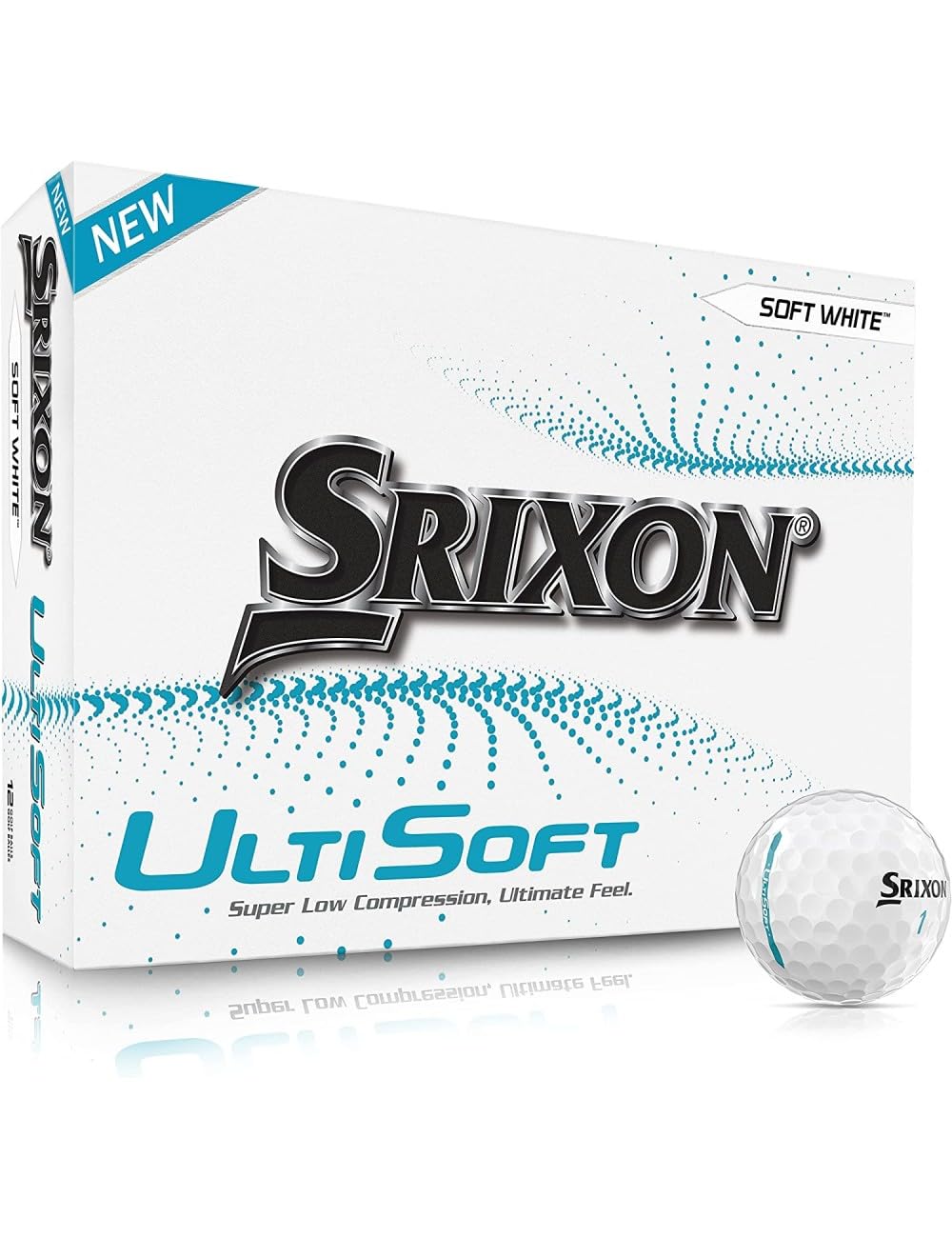 Balle de golf Srixon UltiSoft basse compression toucher doux blanc - 8