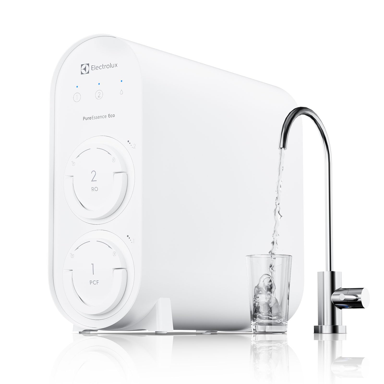 Electrolux PureEssence Eco Tankless Reverse Osmosis Water Filter, 600GPD, 9-Stage RO Water Filtration System, 3:1 Pure to Drain, NSF/ANSI 42/58/372