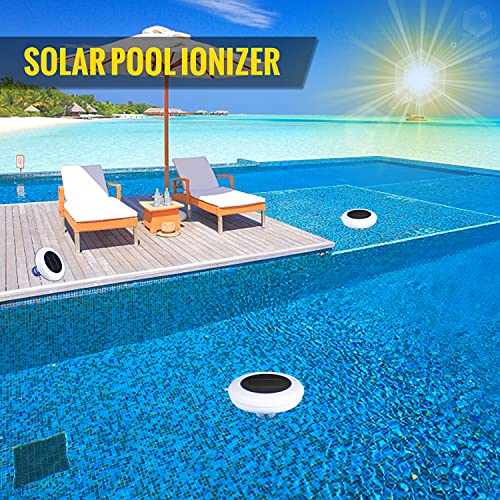 Solar Pool Ionizer, Tomshin Ionizador solar de piscina de íon de prata de cobre para piscina solar p