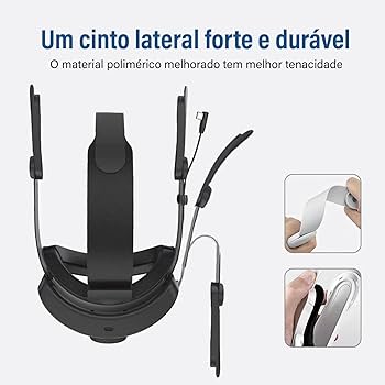 Faixa de cabeça para Meta/Oculus Quest 2, acessório de faixa de