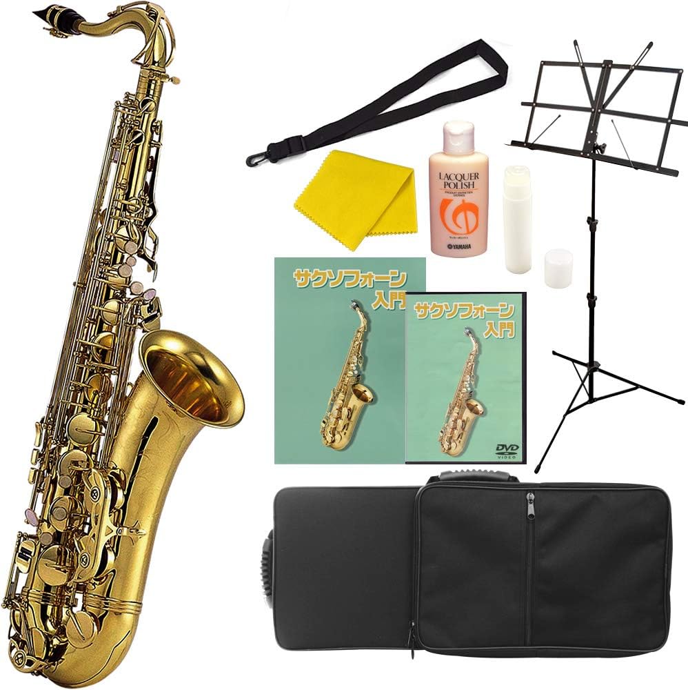 Soleil Tenor Saxophone B Flat STN/GD Gold Beginners Standard Set