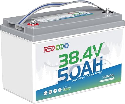 Redodo 36V 50Ah LiFePO4 Golf Cart Battery, 50A BMS, Group 31