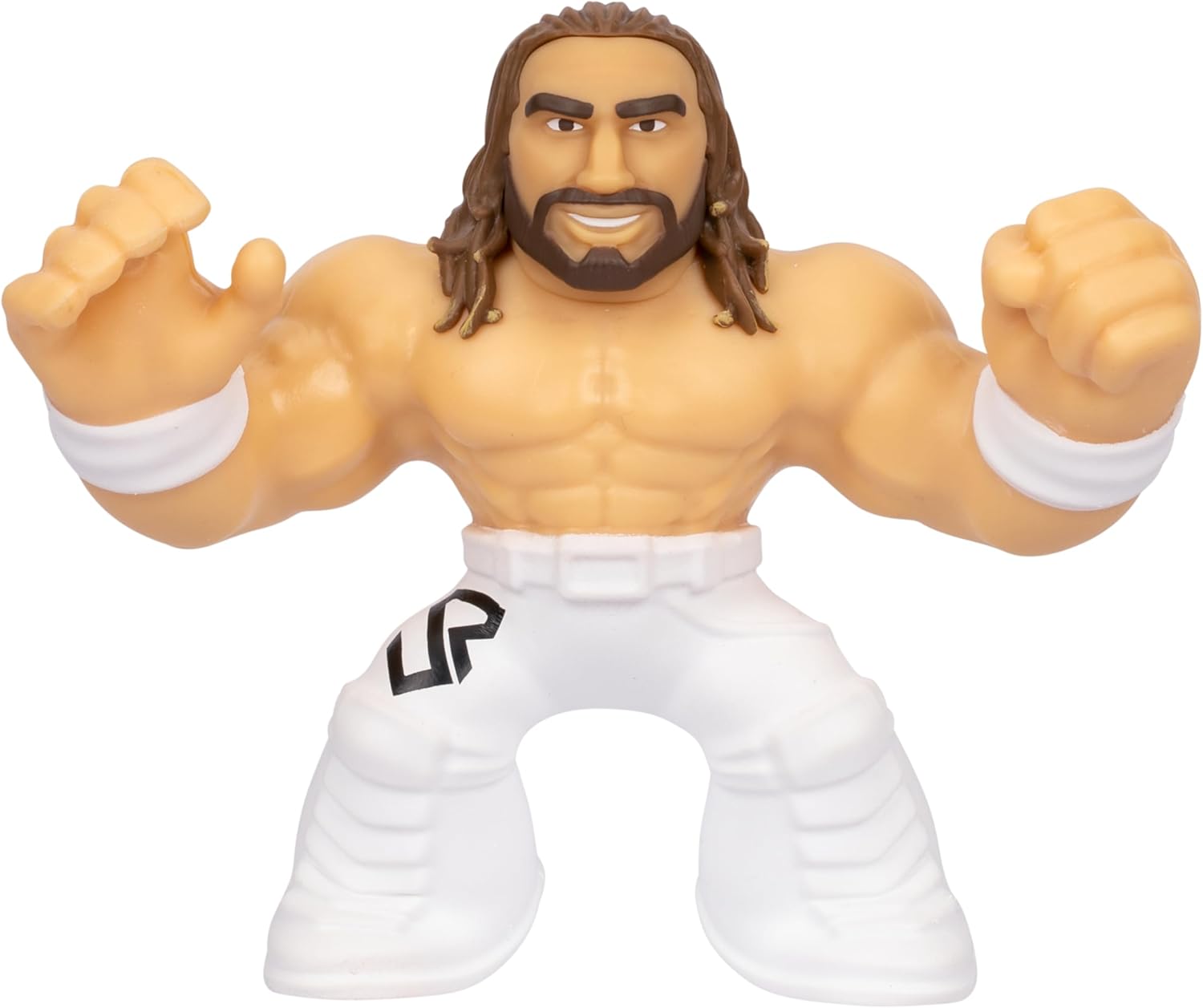Heroes of Goo Jit Zu WWE Stretchy Superstar Seth Freakin Rollins, This Amazing WWE Wrestling Figure of Seth Freakin Rollins Has A Unique Superstar Squishy Metallic Filling, Stretches 3 X His Size