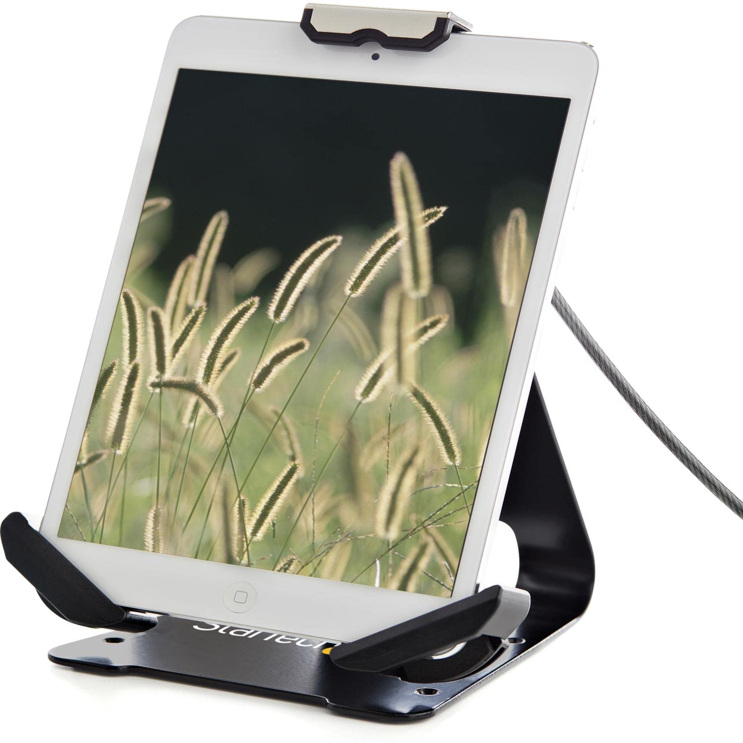 StarTech Supporto Antifurto Regolabile per Tablet 7,9-13" da Scrivania | Ideale per iPad e Sistemi POS, Fissaggio Sicuro su Tavolo o Superficie Piana