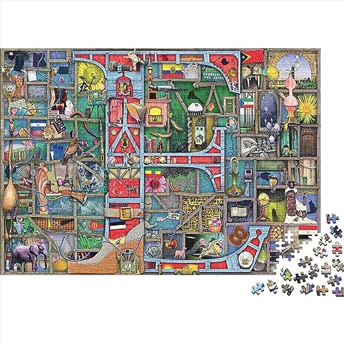 Scie sauteuse classique casse-tête en bois 1000pcs pour adulte et jeune