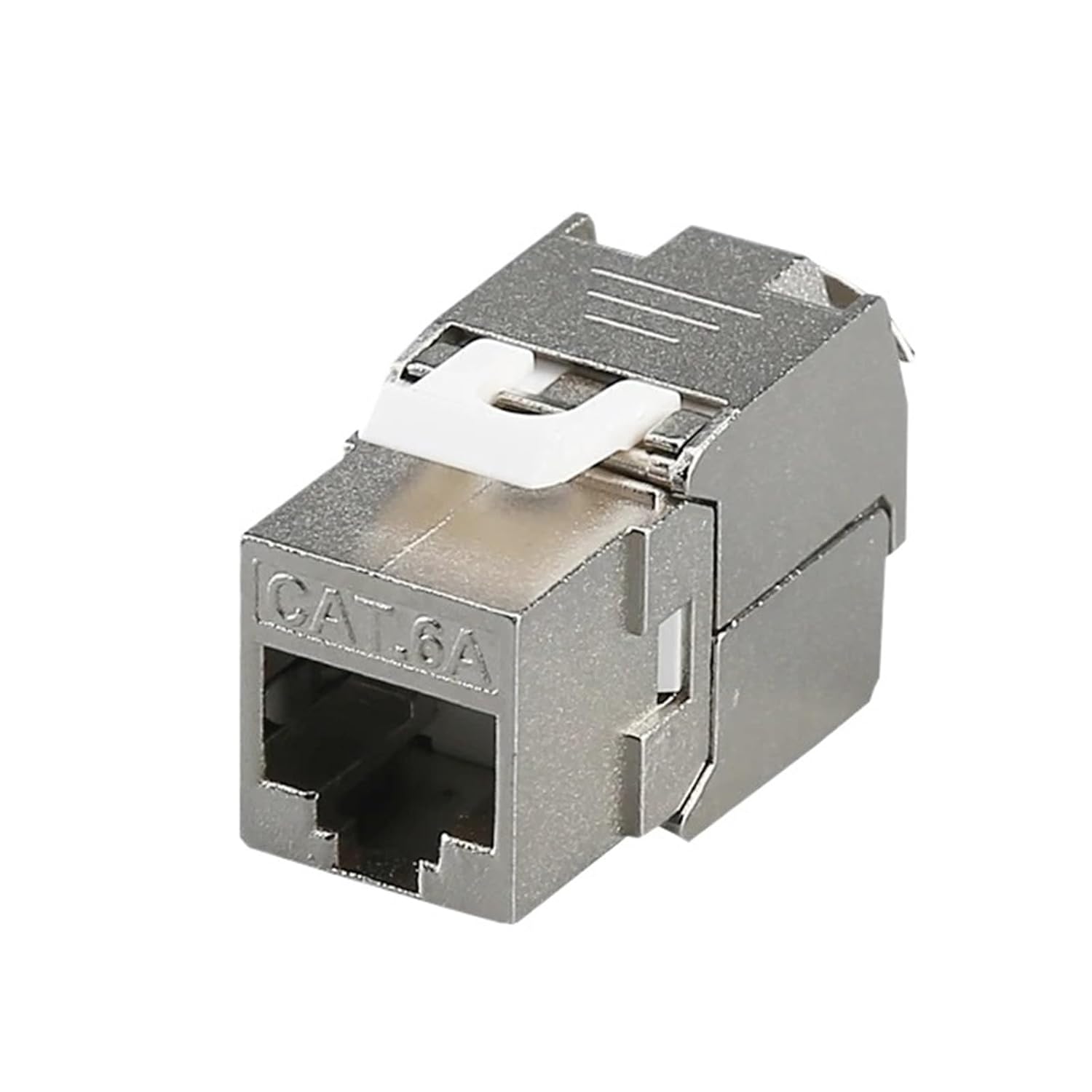 Cat8 Cat7 Cat6A, Female RJ45 Coupler Zinc Shield (STP), PoE+ Modular RJ45 Ethernet Coupler(1PCS,CAT6A STP)