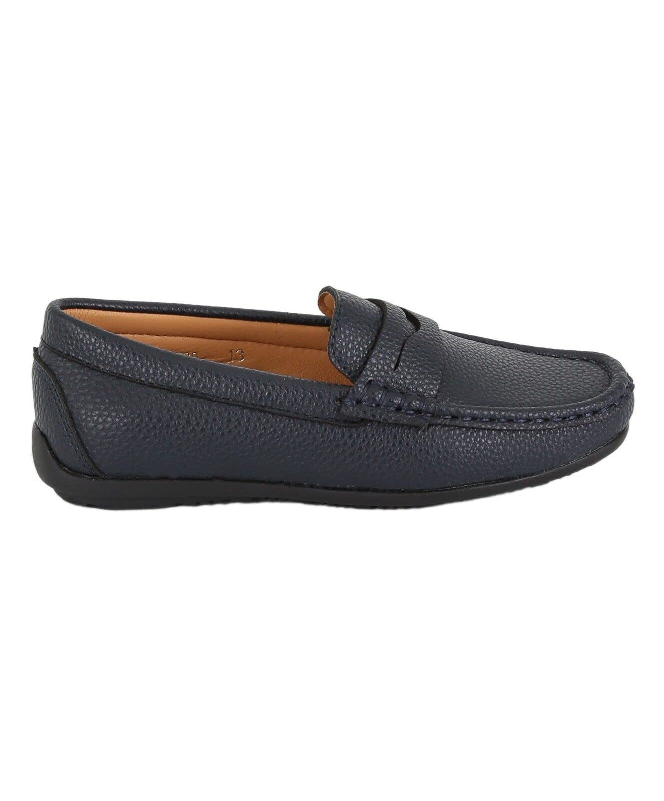 Mocassins à Enfiler en Similicuir pour garçons Mariage Classique Chic décontracté Chaussures Plates Mocassins