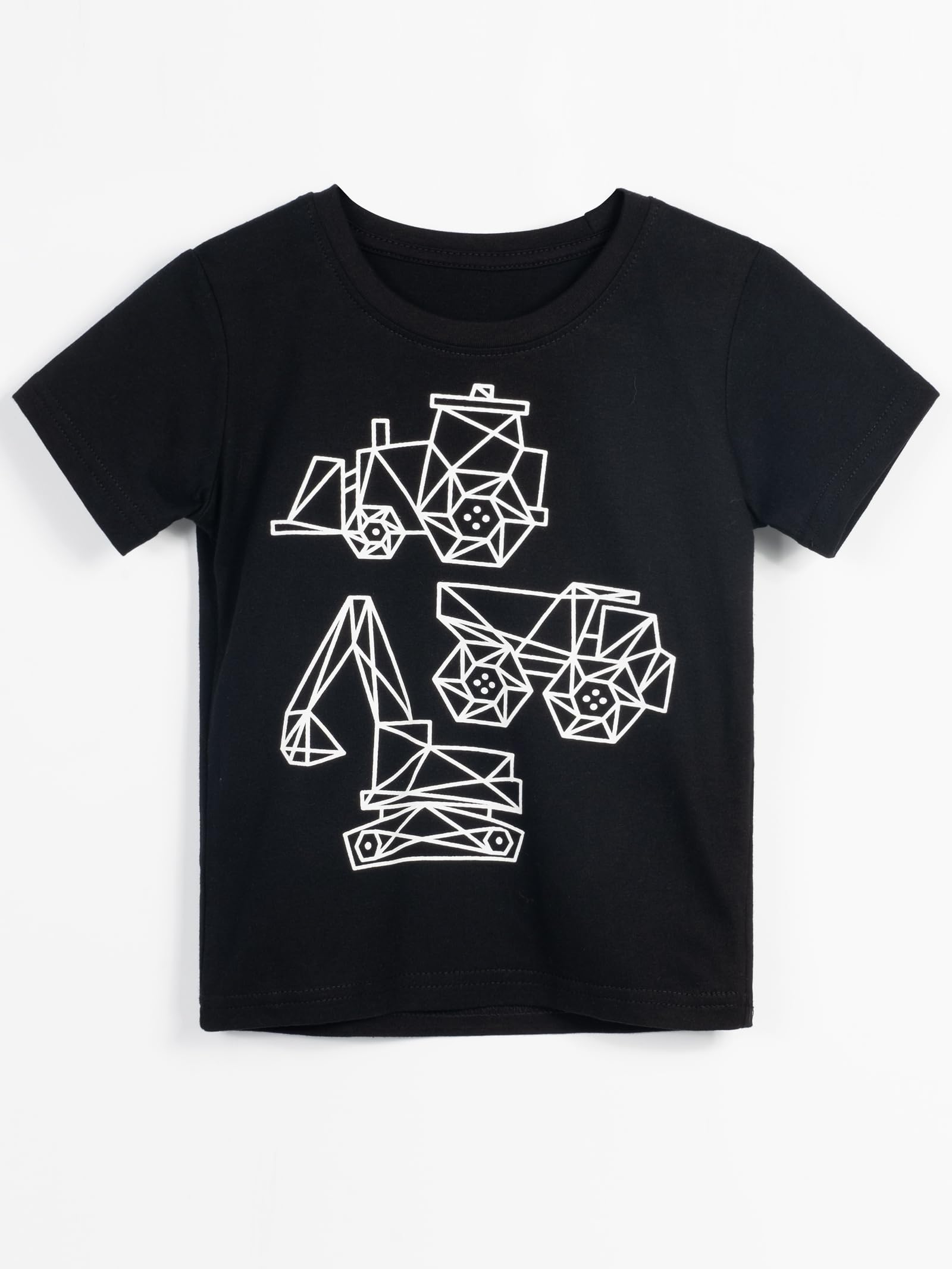 YOUNGSOUL T-shirt chłopięcy, dinozaury, dla dzieci, z krótkim rękawem, na lato, 3 sztuki