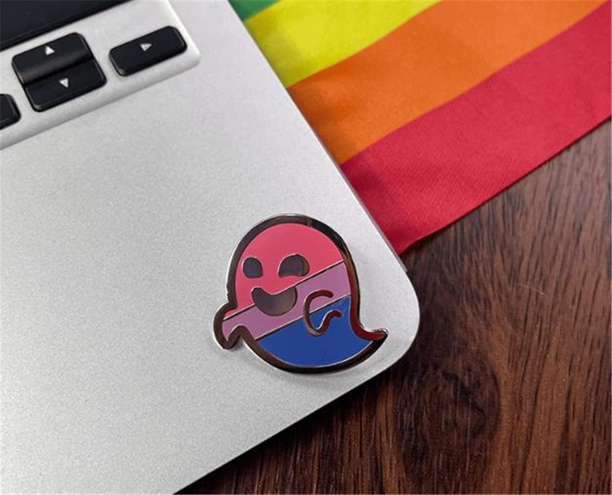 Color Ghost Enamel Pins Halloween Cartoon Metal Brooch Backpack Hat Bag Decorate Badges Fashion Anime Badges Collecting Send Friend Fans image 2