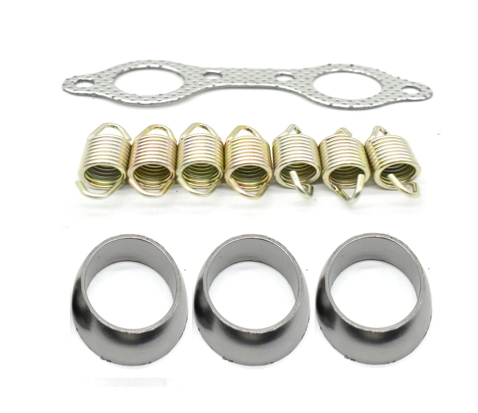 Exhaust Manifold Gasket Spring Rebuild Kit for Polaris Ranger 700 800 2006-2014 Sportsman 600 700 2002-2007
