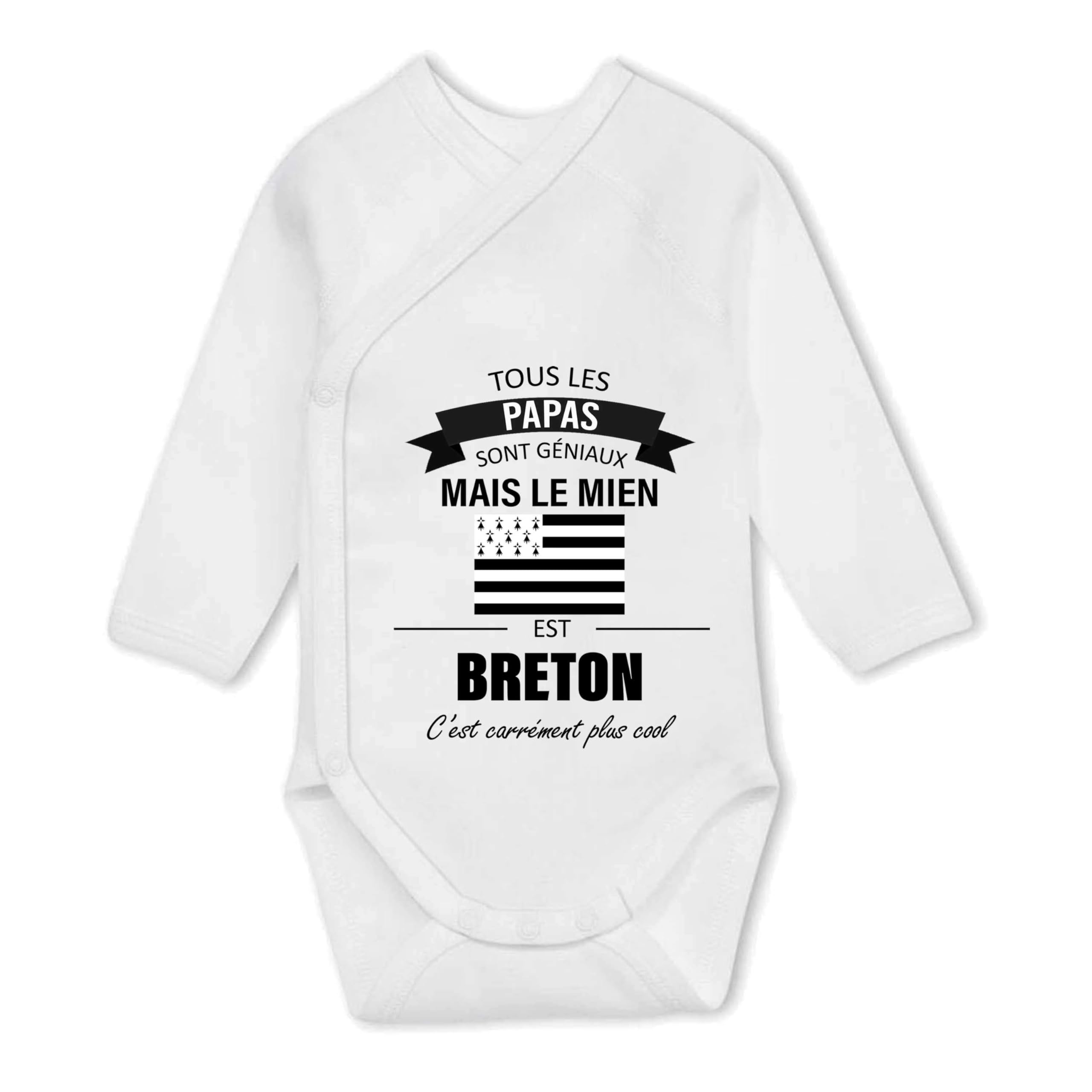 Planetee Cadeau Papa Breton | Fête des pères Idée originale Naissance Anniversaire Grossesse Noël Humour