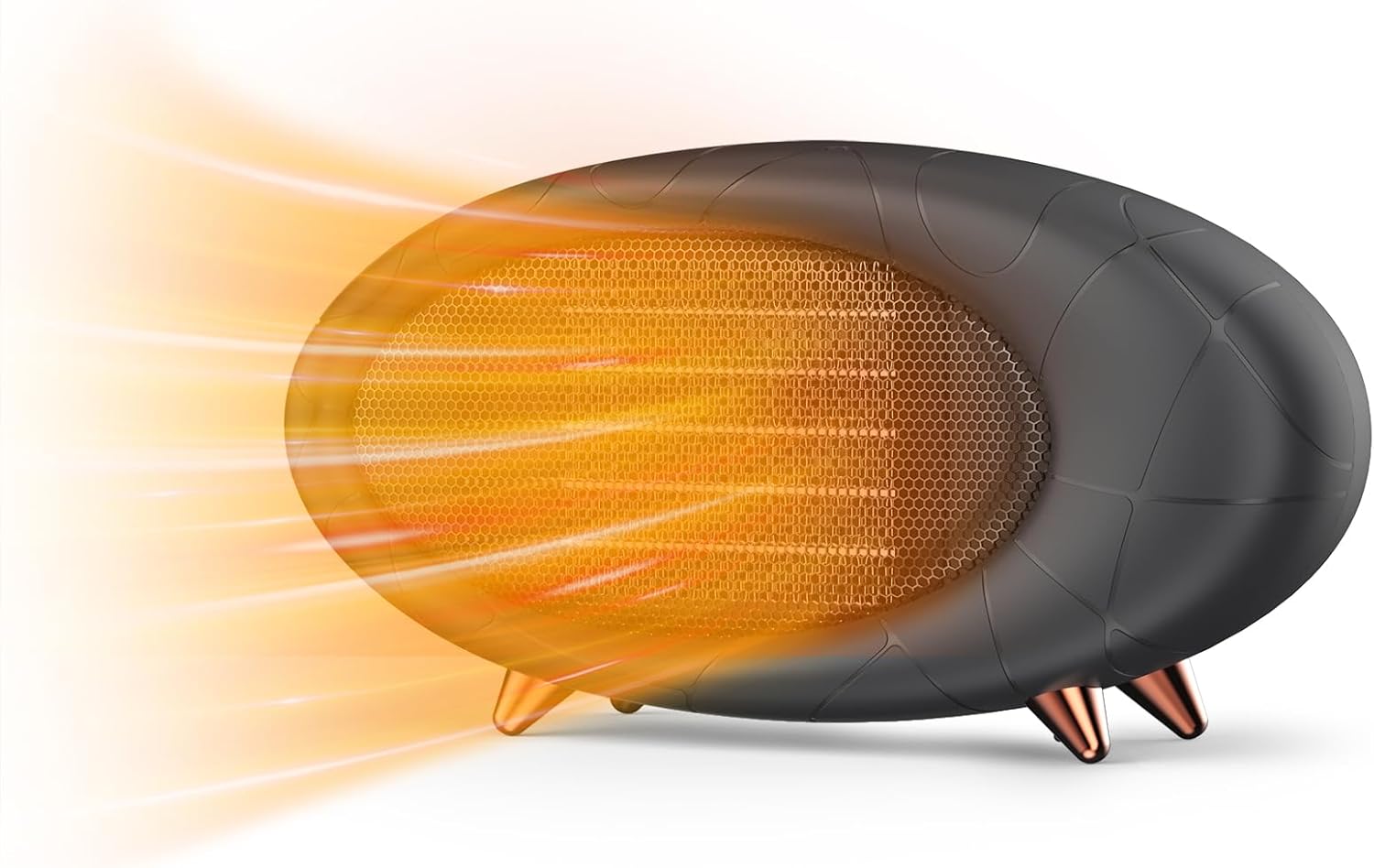 PRSOOY Electric Desk Heater,600W Energy Efficient Small