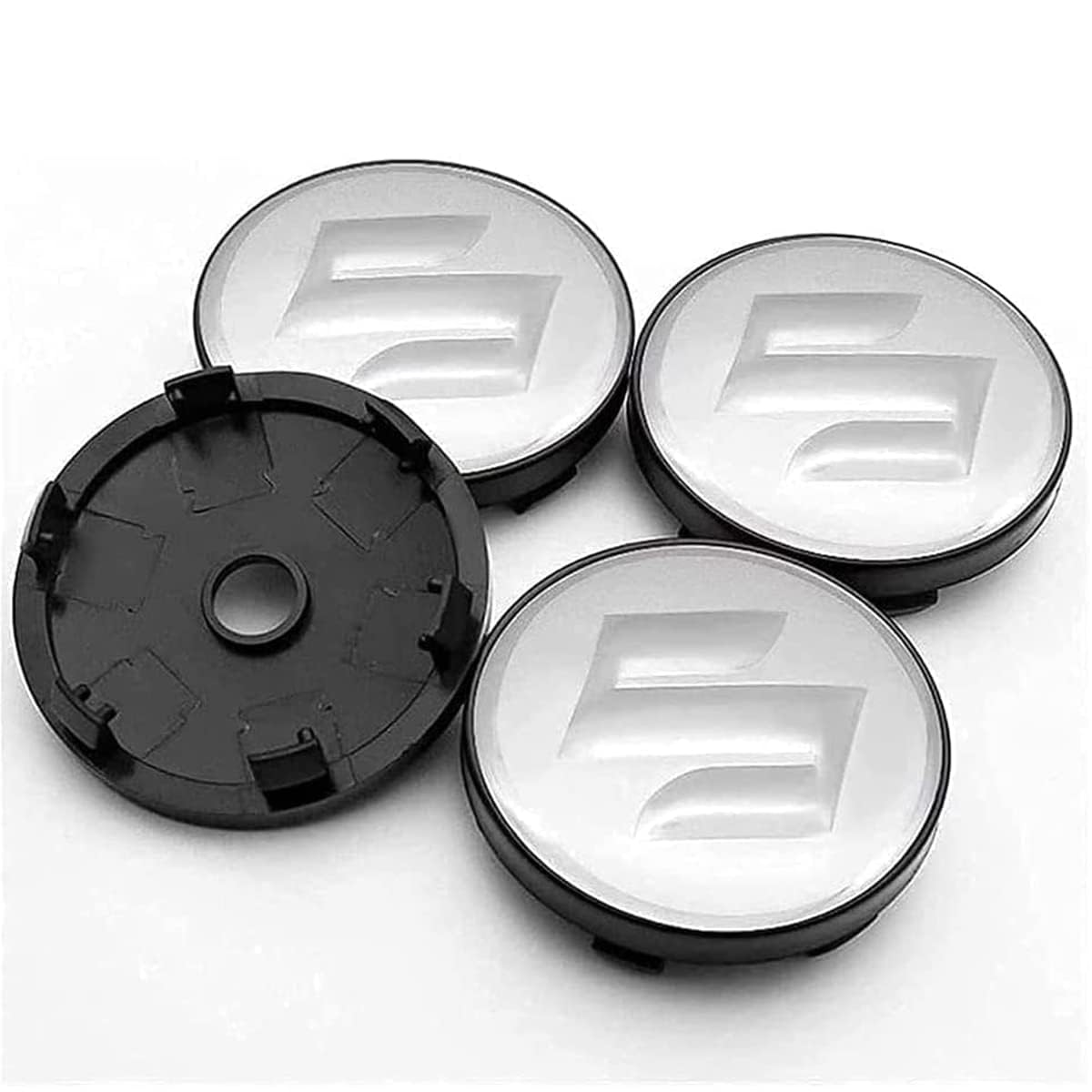 Hub Centre Caps for Suzuki Grand Vitara SX4 Swift Jimny Kizashi, Car Hub Cap Rims Hubcap Sun-Proof Waterproof Dust-Proof Tire Logo Modeling Decoration Styling Accessories,B
