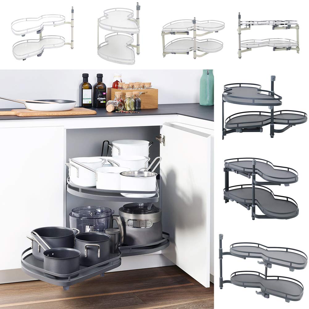 InSyoForeverEC Kast carrousel 2 etages draaibeslag 270 ° keuken