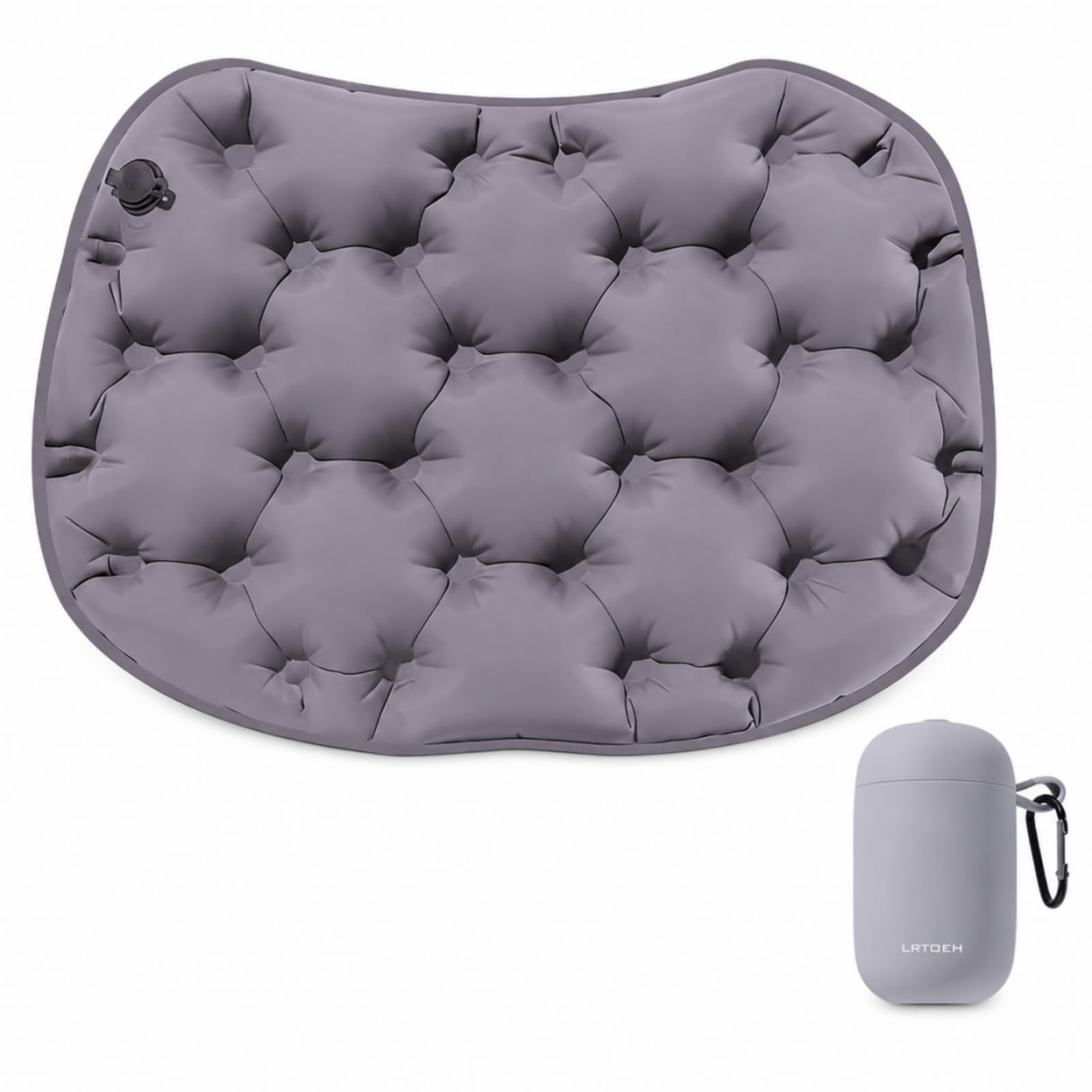 Coussin de siège gonflable nomade avec étui pompe pour le confort en voyage
