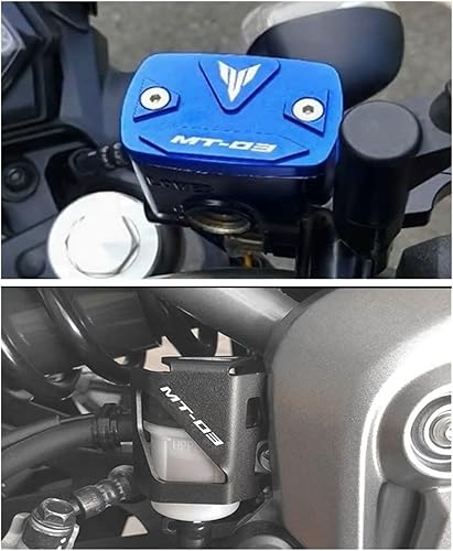 Miniatura 2 de Brake Reservoir Cover For Yamaha MT03 2021 MT-03 2015-2020 Accessories Motor Aluminum Front Rear Brake Fluid Cylinder Cover Master Reservoir Cap