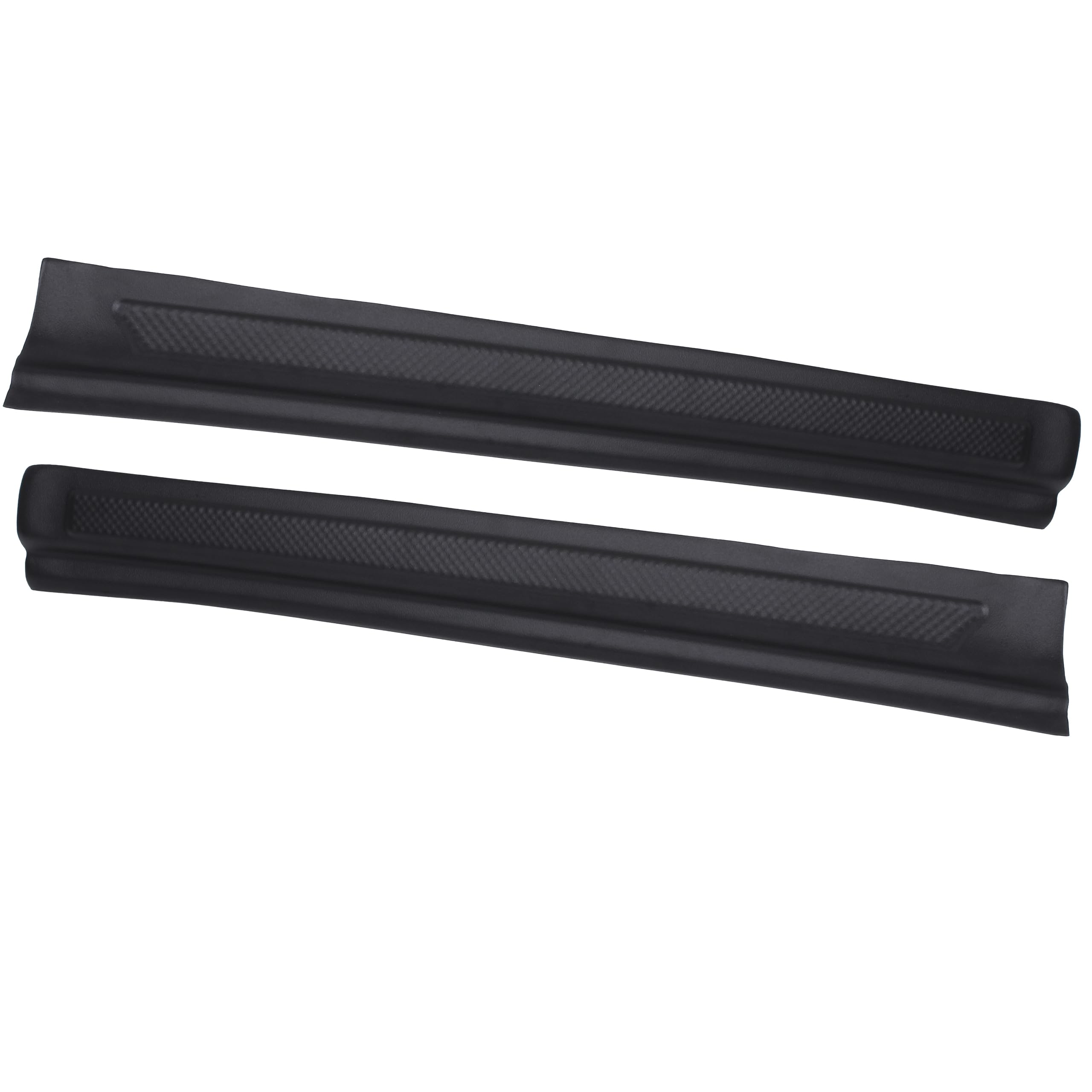 INLY Lot de 2 seuils de porte ABS noir compatibles avec Vito Viano Ambiente W639 (2003-2013)