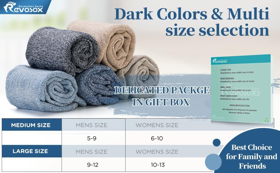 Diabetic Socks for Women Men,5 Pairs Non Binding Diabetic Ankle Wide Stretchy Loose Seamless Socks 7-9 9 11 - Image 6