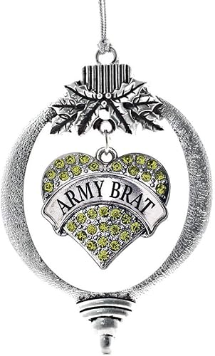 Miniatura 107 de Inspired Silver Adornos festivos de dije de corazón pave de plata con circonitas cúbicas