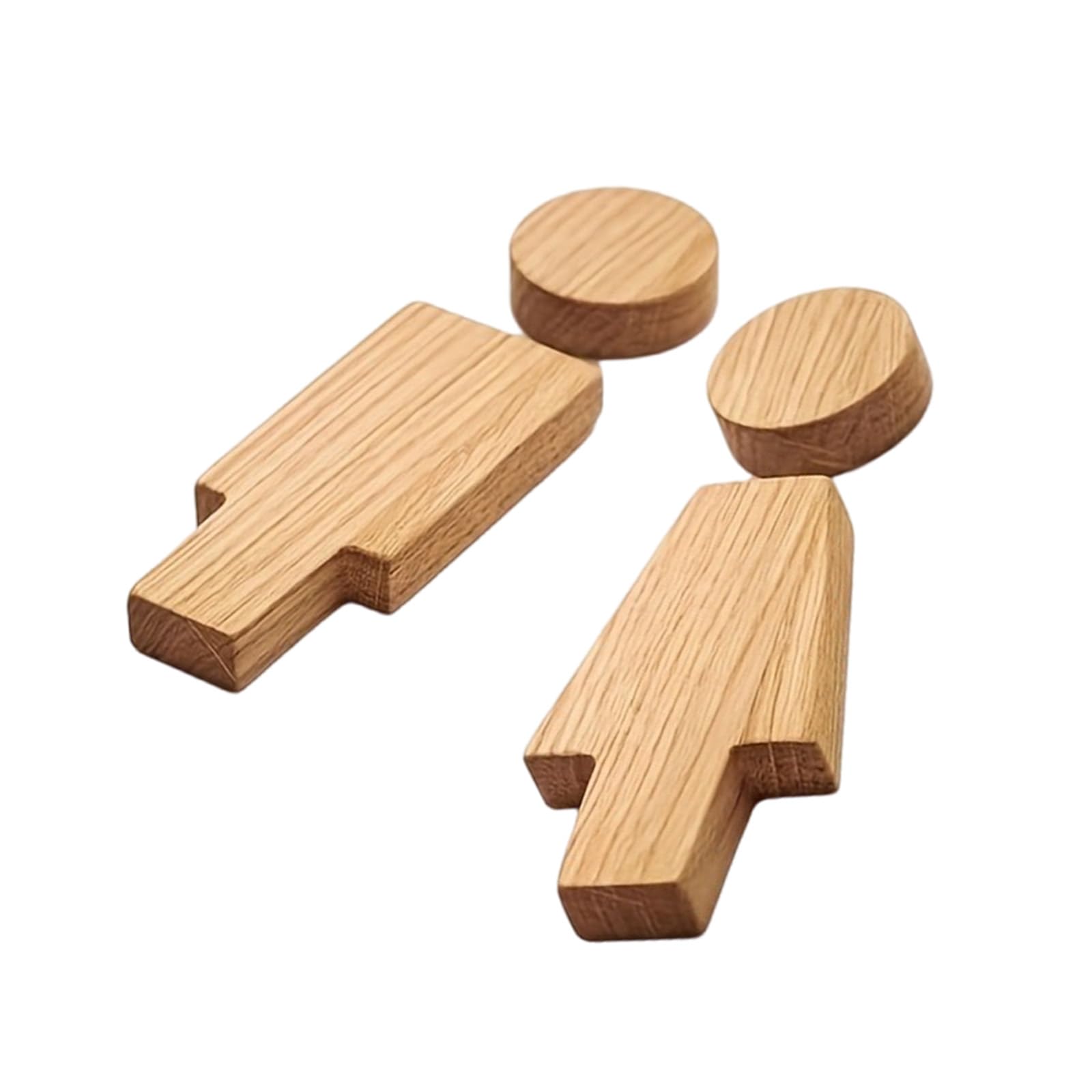 Tsophreniq Wood Toilet Sign Men and Women Bathroom Signs Set Restroom Signage Bathroom Door Signs Washroom Signboard for Home Restroom Marker