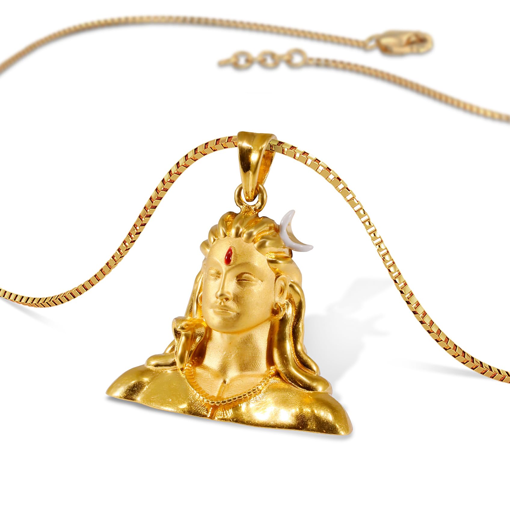 joyalukkas 22 KT Purity | HUID & BIS Hallmark | Mystic Esha Gold Pendant For Men-picture-39