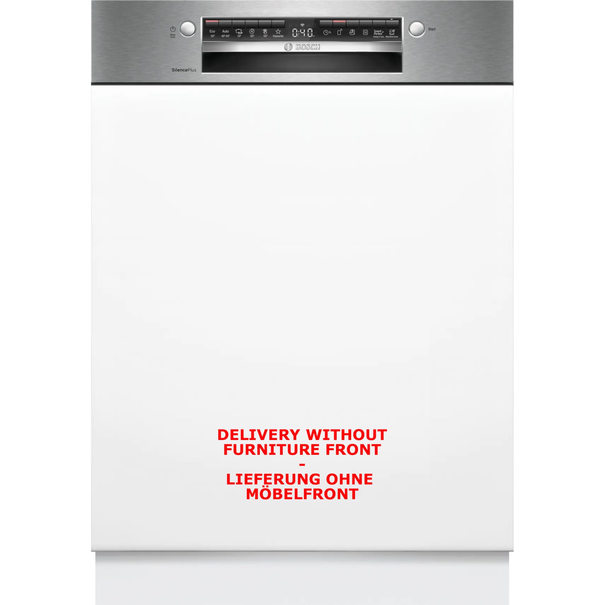 Bosch SMI4EVS08E seria 4 zmywarka do zabudowy z frontem Silver