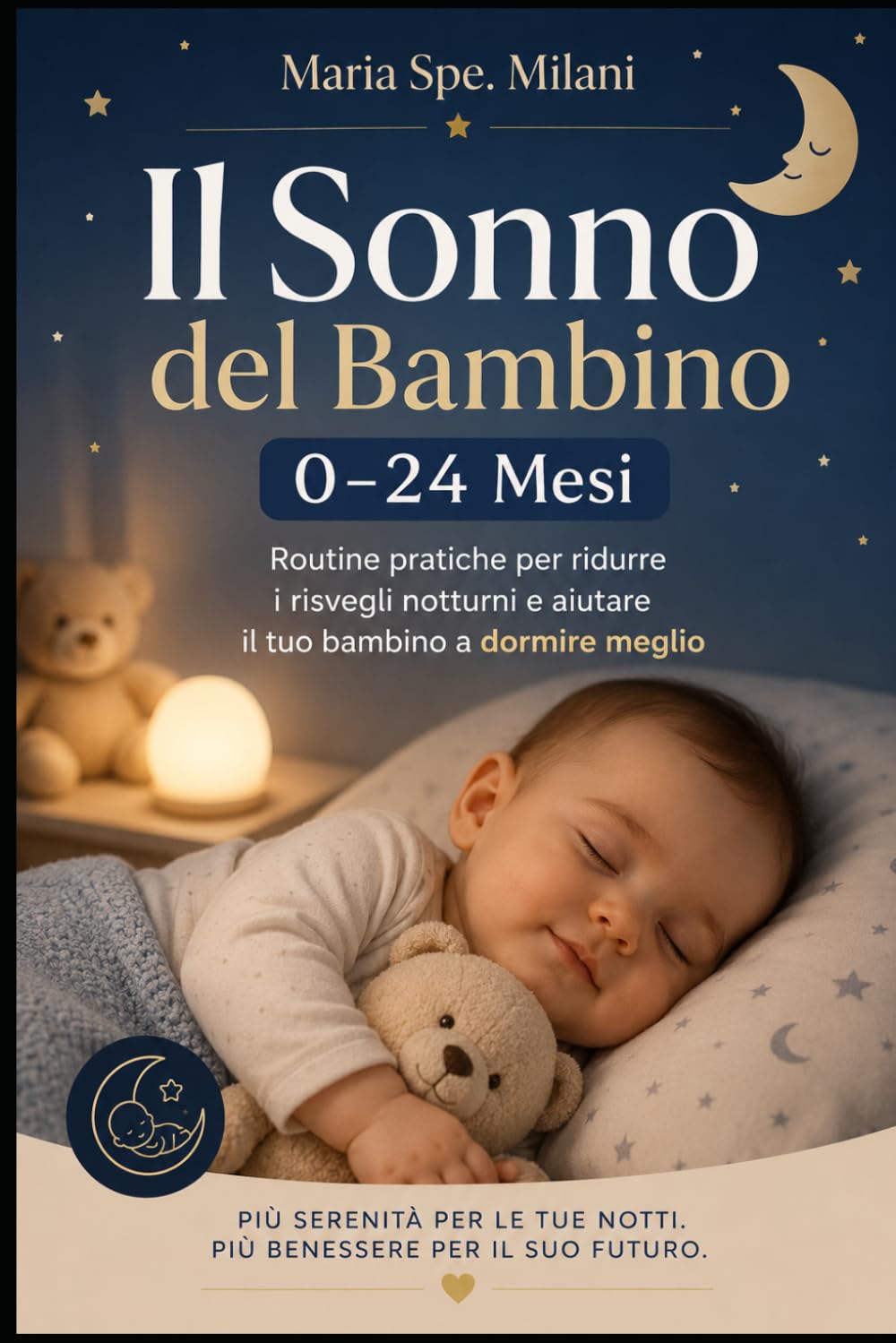 Il Sonno del Bambino 0–24 Mesi: Routine pratiche per ridurre i risvegli notturni e aiutare il tuo bambino a dormire meglio