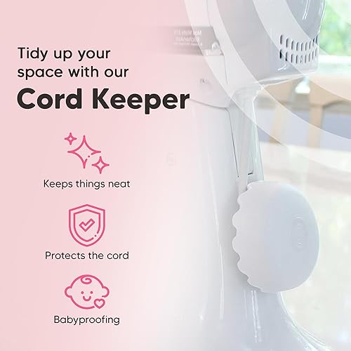 Miniatura 3 de The Cord Wrapper Paquete de 4 organizadores de cables de alimentación, envoltorios de cables resistentes al calor para electrodomésticos de cocina,