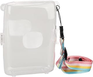 Capa protetora para câmera instantânea transparente, antiarranhões, antiqueda, capa de câmera rígida de policarbonato para impressora Instax Mini Link 2